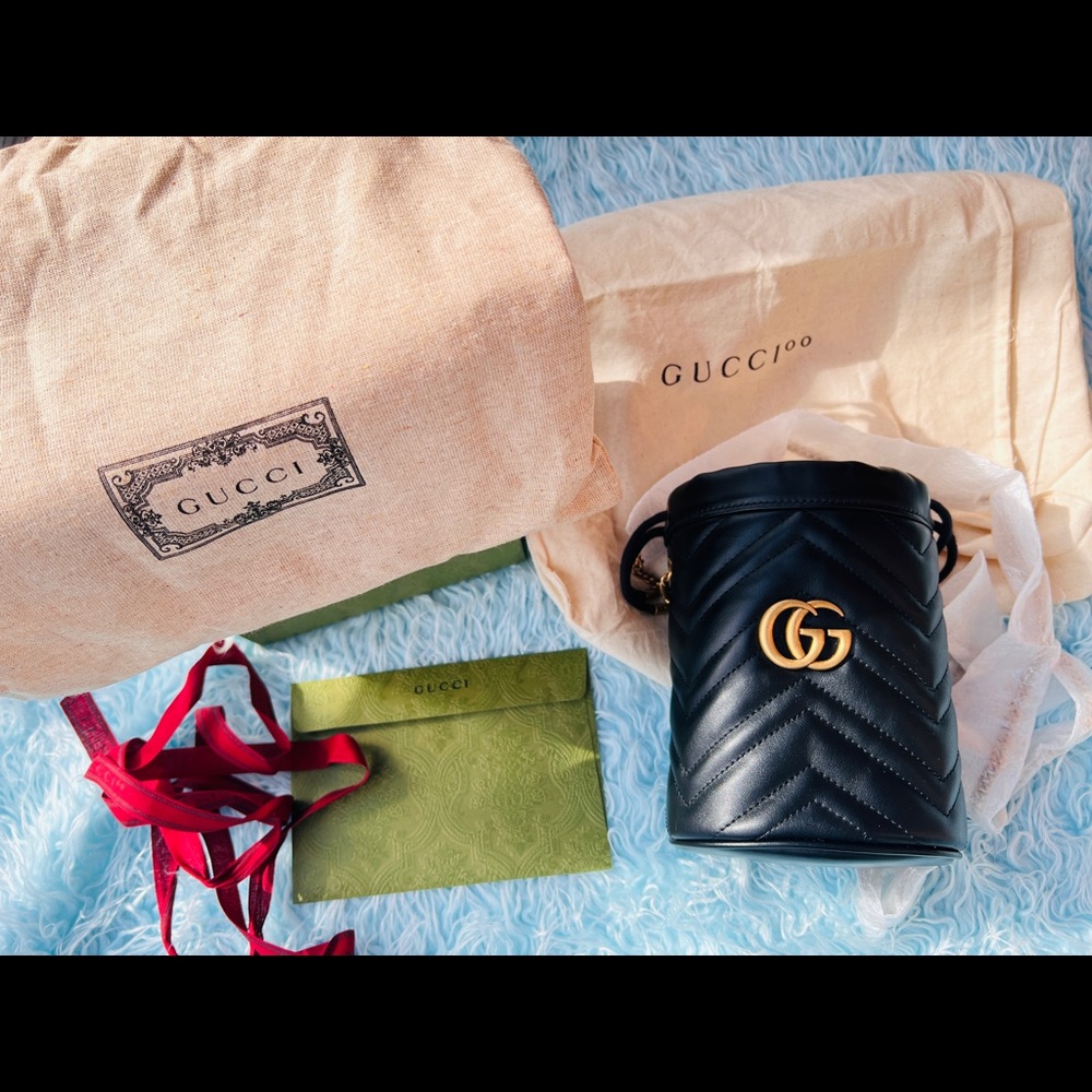 GG MARMONT MONI BUCKET BAG - Picture 2 of 5